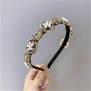 ( champagne)occidental style Rhinestone eadband retro Alloy Pearl eadbandhead band