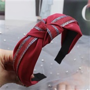 Korea Korean style brief splice medium fashion width Headband Headband head buckle lady Headband