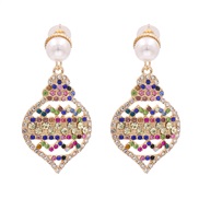 fashion ethnic style arring occidental style exaggerating hollow earrings fruits earring woman