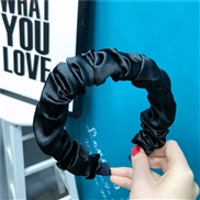 ( black)spring summer pure color Headband sweet head Korean style head buckle