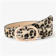 ( leopard print)lady belt brief Cowboy beltins wind  Korean style leisure Metal buckle student belt