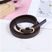 ( Brown)lady belt fashion Dress all-Purposeu samll belt Korean style belt