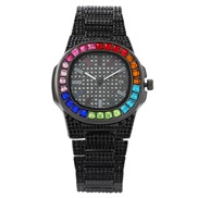 ( black) diamond day fully-jewelled lady watch woman watch-face diamond wrist-watches woman style