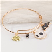 (BZbianfu) occidental style diy skull pendant bangle