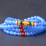 (B ) agate  multilayer cat bracelet man woman  Word