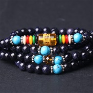 (B ) agate  multilayer cat bracelet man woman  Word