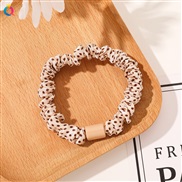 (  Beige) Koreanins big circle fresh pure color head rope head rope circle woman