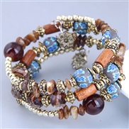 occidental style fashion  trend  customs Shells mash up multilayer temperament bangle