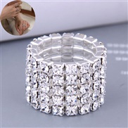 Korean style fashion sweet elasticity flash diamond woman personality