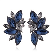 occidental style fashion  Metal shine branches and leaves personality temperament ear stud