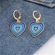 (EZlanse)ins wind brief fashion love earrings woman  occidental style retro personality ear stud Earring