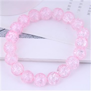 ( Rose ) Korean style fashion sweetOL flower crystal glass fashion personality woman bracelet