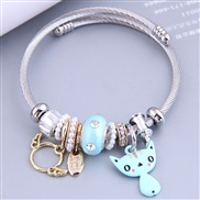 fashion  Metal all-Purpose angel cat more elements pendant accessories temperament bangle