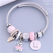 fashion  Metal all-PurposeLOVE  lovely samll more elements pendant accessories temperament bangle