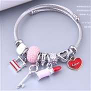 occidental style fashion  Metal all-Purpose love more elements pendant accessories temperament bangle