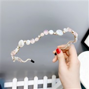 eadband woman temperament fashion Korea wave eadband retro Pearl leaves head