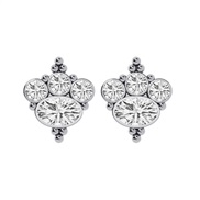 ( A style)occidental style fine zircon earrings