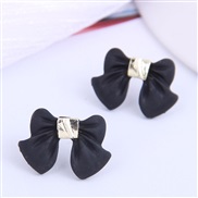 Korean style fashion sweetOL bow personality ear stud