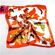 Korean style Autumn and Winter samll scarves woman imitate silk all-Purpose occupation samll silk scarf