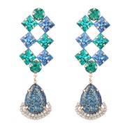 ( blue)earrings fashi...