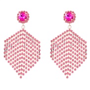 ( rose Red)earrings s...