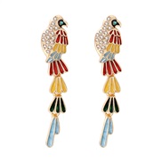 (red  Color)earrings ...