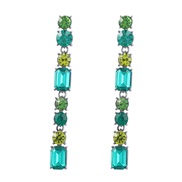 (green )earrings fash...