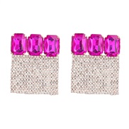 ( rose Red)earrings s...