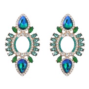 (green )earings fashi...