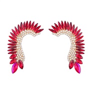 ( red)earrings fashio...