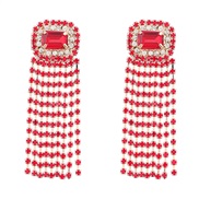 ( red)earrings fashio...