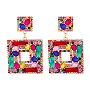 ( Color)UR creative exaggerating big earrings woman personality brief retro fashion all-Purpose ear stud