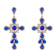 ( blue)earrings fashi...