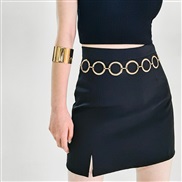 (Gold) Metal belt orn...