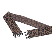 (65cm)( leopard print)occidental style fashion lady leopard ornament elasticity Girdle  woman fashion all-Purpose Tight