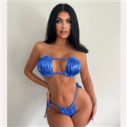 ( blue) bikini gilded...