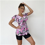 ( pink) print Swimsui...