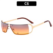 (C  gold frame  gray ...