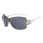 (  silver frame  gray...