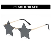 (C   gold frame  gray...