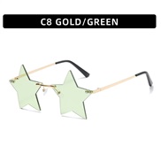 (C  gold frame  Lens ...