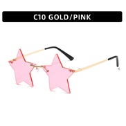 (C   gold frame  pink...