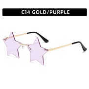 (C  gold frame  purpl...