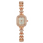 (Rose Gold) fashon damond lady watch woman watch-face watch woman style quartz watch-face