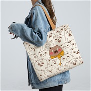 (  Beige)canvas bag l...