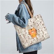 (  Beige)canvas bag l...