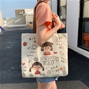 (  Beige)canvas bag l...