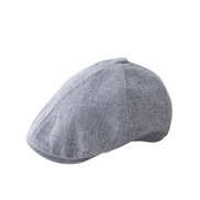 ( Adjustable)( gray)Korean style hat woman summer thin style retro leisure all-Purpose cap man Autumn and Winter