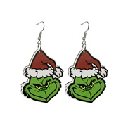 ( 3 Grinch) earringsrinch christmas occidental style Earring christmas tree long Earringearrings