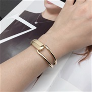 ( Gold1)racelet  Korean style Alloy  occidental style bangle